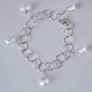 Crystal Persuasion Bracelet in Silver: Hurricane by Jane